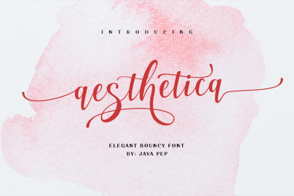 Aesthetica: A Flowing Script for Elegant Design