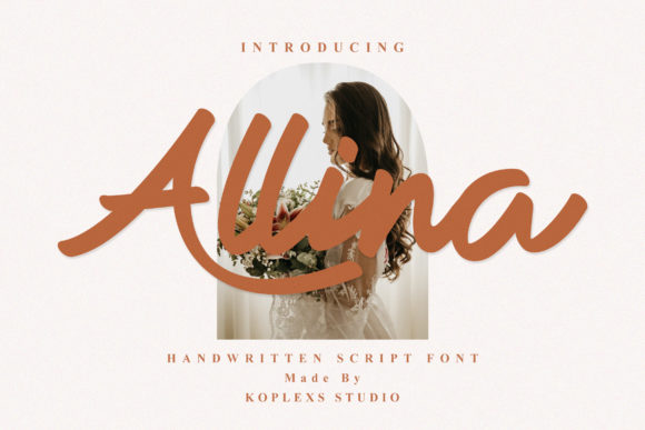 Allina: A Flowing Handwritten Font for Crafters