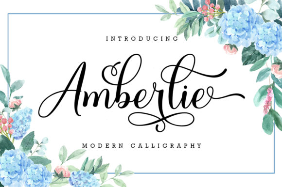 Amberlie Font: Elegant Script for Craft Projects