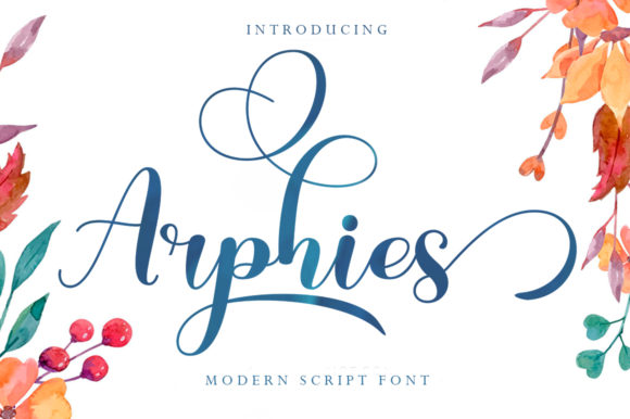 Arphies: A Handwritten Font for Professional Branding