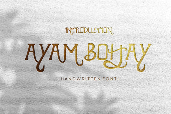 Ayam Bohay: A Script That Speaks