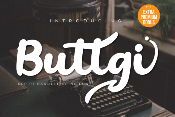 Buttgi: A Flowing Script Font for Web Design