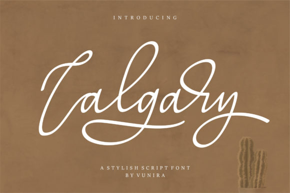 Calgary: A Flowing Handwritten Font
