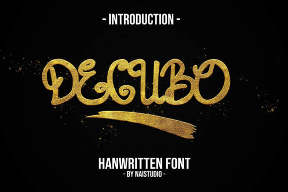 Decubo: A Handwritten Font for Creative Makers