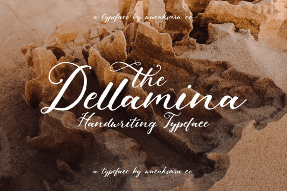 Dellamina: A Handwritten Font for Web Design
