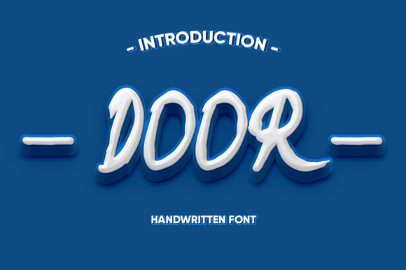 Door: A Timeless Handwritten Font