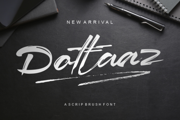 Dottaaz: A Script Font for Editorial Design