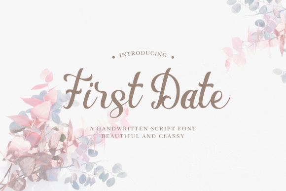 First Date Font for Professional Branding