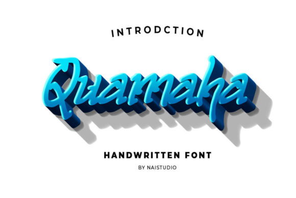 Quamaha: A Handwritten Font for Creative Projects
