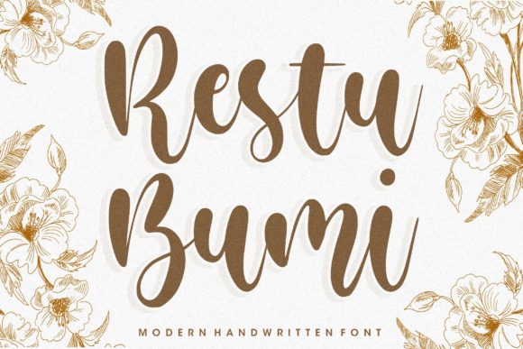 Restu Bumi Font for Creative Projects