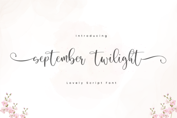 September Twilight Font for Creative Campaigns