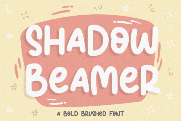 Shadow Beamer: A Handwritten Font for Creative Expression