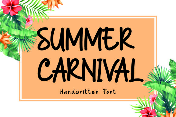 Summer Carnival Font for Business
