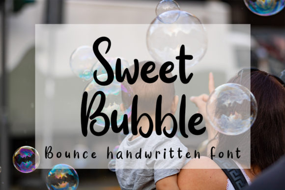 Sweet Bubble Font for Creative Makers