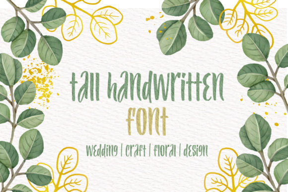 Tall Handwritten Font for Creative Projects