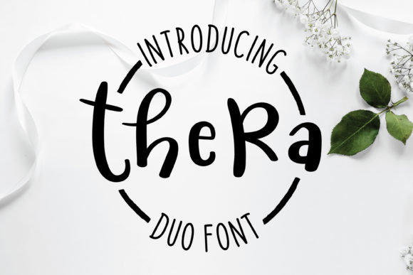 Thera: A Flowing Handwritten Font